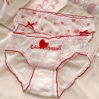 4pcs Strawberry Mesh Panties Set - Thumbnail 3