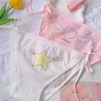 4pcs Tie-up Love Hearts Panties Set - Thumbnail 5