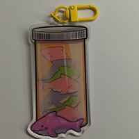Support Shark Bottle Key-Chain - Thumbnail 1