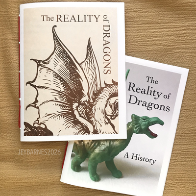 Two-sided dragon zine