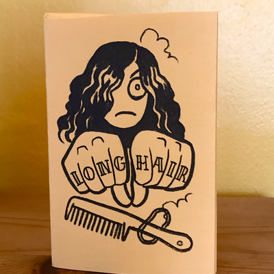 Long hair mini zine