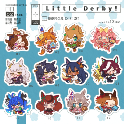 LITTLE DERBY! - Chibi Set 02