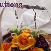 Origami Crane Earrings - Green Set - Thumbnail 1
