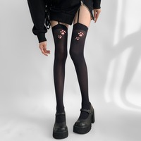 Cat Paw Thigh-High Stockings - Thumbnail 4
