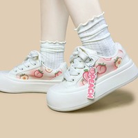 Peach Canvas Sneakers - Thumbnail 3