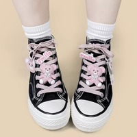 Pink Teddy Charms High Top Canvas Shoes - Thumbnail 2