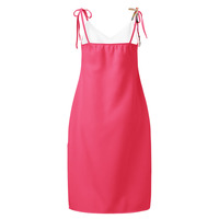 Smile Tie-strap midi dress - Thumbnail 1