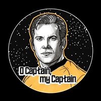 O Captain Large Button Badges/Keyrings (group 1) - Thumbnail 1