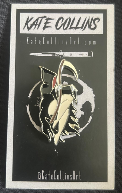 Grim Reaper Enamel Pin