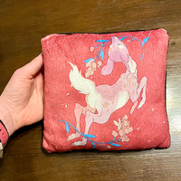 flowering fawn accent pillow - Thumbnail 1