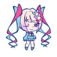 K-Angel Acrylic Keychain - Thumbnail 1