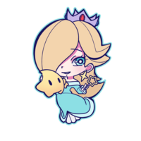 Princess Rosalina - Acrylic Keychain - Thumbnail 1