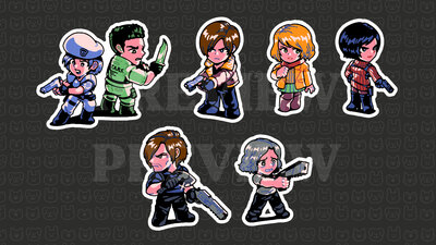 RE 3" Stickers