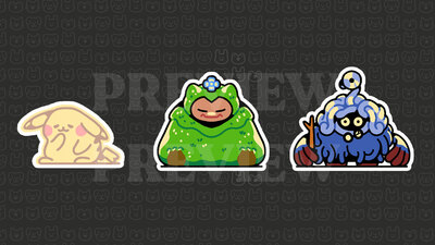 Poko Pals 3" Stickers