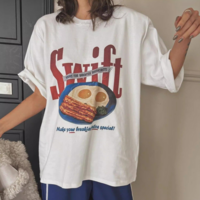 Swift Print Oversized Tee - Thumbnail 1