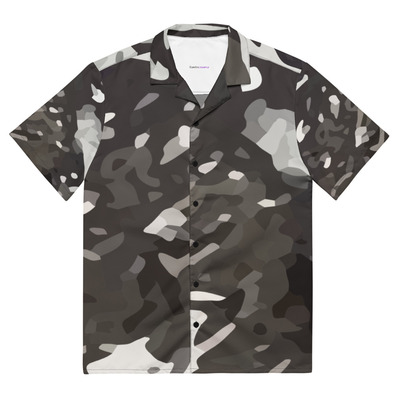 Military camouflage design button shirt