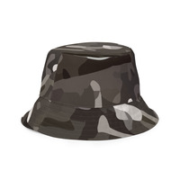 Military Camouflage Design Reversible bucket hat - Thumbnail 1