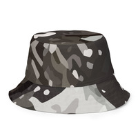 Military Camouflage Design Reversible bucket hat - Thumbnail 3
