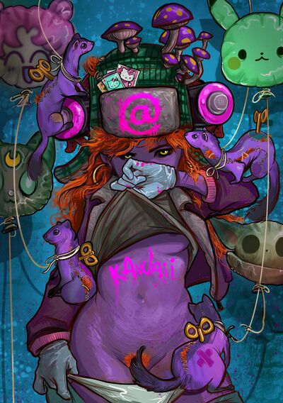 A3 Print by Moi Martos "Shameless Kawaii" 