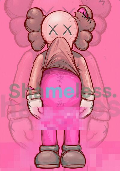 A3 Print by Moi Martos "Shameless Pink" 
