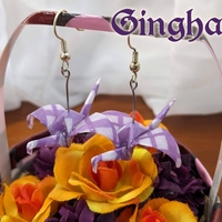 Origami Crane Earrings - Purple Set - Thumbnail 3