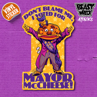 Don't blame me vinyl sticker