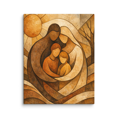 Family ties canvas