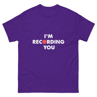 RECORDING Unisex classic tee - Thumbnail 2