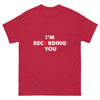 RECORDING Unisex classic tee - Thumbnail 6