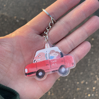 Taxi Dog Keychain - Thumbnail 2
