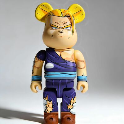 Custom bearbrick 400% by dhani barragan "gohan" 