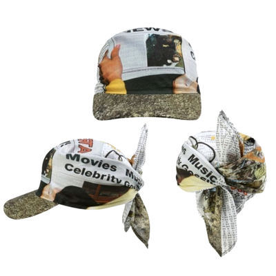 Newsprint duckbill cap