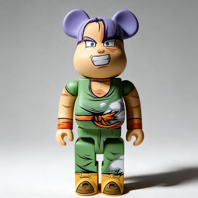 Custom bearbrick 400% by dhani barragan "trunks" 