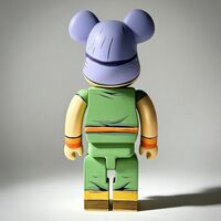 Custom Bearbrick 400% by Dhani Barragan "Trunks"  - Thumbnail 2