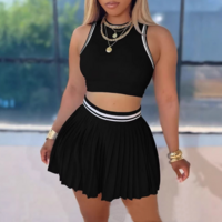 Women'S Sleeveless Two Piece Set - Thumbnail 2