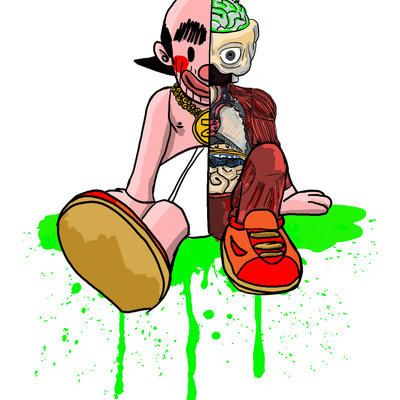 A3 print by judas arrieta "teen z companion" 