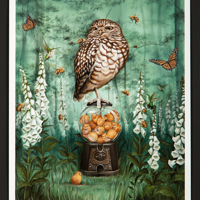 *hand-embellished* "gamble (no one knows what the future holds)" by dewi plass
