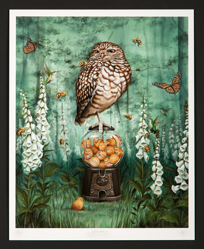 *hand-embellished* "Gamble (no one knows what the future holds)" by Dewi Plass