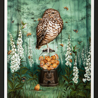 *hand-embellished* "Gamble (no one knows what the future holds)" by Dewi Plass - Thumbnail 2