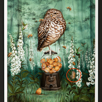 *hand-embellished* "Gamble (no one knows what the future holds)" by Dewi Plass - Thumbnail 5