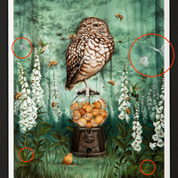 *hand-embellished* "Gamble (no one knows what the future holds)" by Dewi Plass - Thumbnail 6