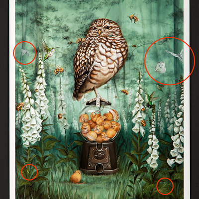 *hand-embellished* "gamble (no one knows what the future holds)" by dewi plass