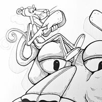 Sketch Drawing  by Dhani Barragan "Enjoying the Pink"  - Thumbnail 6
