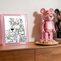 Sketch Drawing  by Dhani Barragan "Enjoying the Pink"  - Thumbnail 2