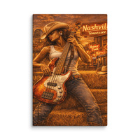 Vibing Country Canvas - Thumbnail 1