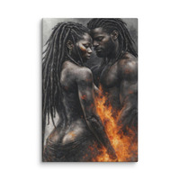 Fire and Passion Canvas - Thumbnail 1