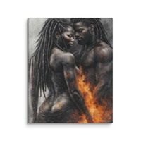 Fire and Passion Canvas - Thumbnail 2