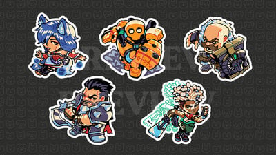 Summoner's Champions 3" Stickers