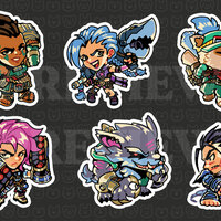 Summoner's Champions 3" Stickers - Thumbnail 1
