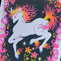 "Year of the Fire Horse" Riso Print - Thumbnail 5